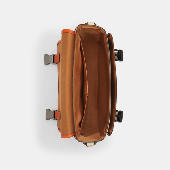 Racer Messenger In Colorblock Signature Canvas - Picture 3 of 3